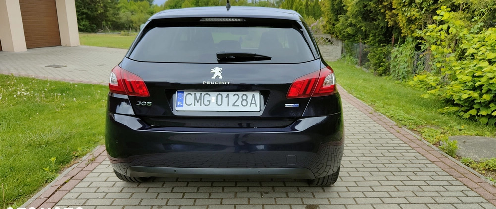 Peugeot 308 cena 42900 przebieg: 168000, rok produkcji 2015 z Mogilno małe 436